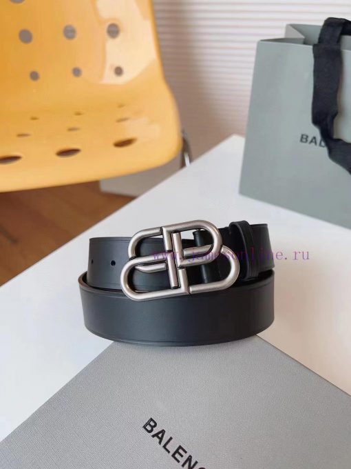 [Balenciaga] 3.8cm BB belt, available in multiple sizes to meet the needs of girls with diff ij9nniwr - Image 2