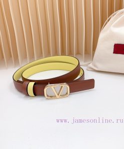 2.0cm new model from Hualun official website, double-sided top layer cowhide material, lengt zged9ou1