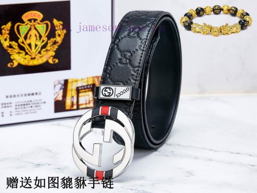 Belt Gucci Gucci️The waist belt is made of 100% cowhide, ensuring that the genuine leather i f6jbdr0g - Image 2