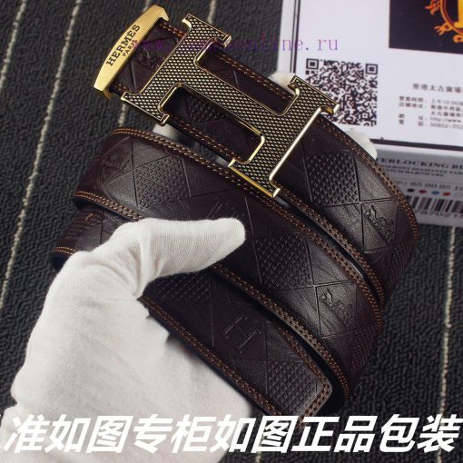Hermes HER MES️Identify and receive a punch as a giftThe material is a 100% top layer cowhid aft5gr8b - Image 7