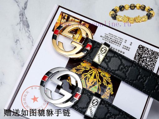 Belt Gucci Gucci️The waist belt is made of 100% cowhide, ensuring that the genuine leather i 3w8346o4 - Image 10