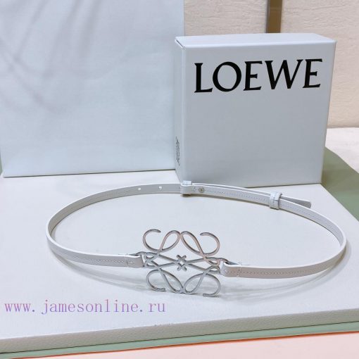 Luo Yiwei LOEWEOfficial synchronization of women's belt, hollow metal belt, smooth cowhide l 07y0fkwx