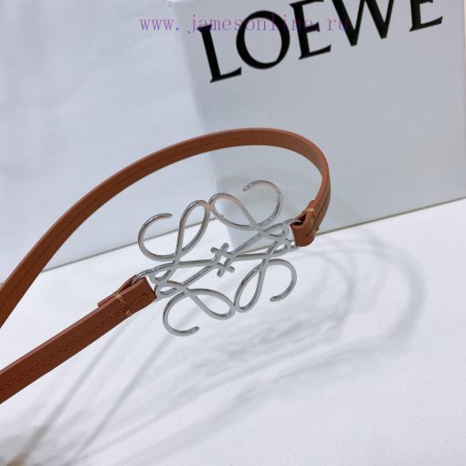 Luo Yiwei LOEWEOfficial synchronization of women's belt, hollow metal belt, smooth cowhide l 76y9epup - Image 7