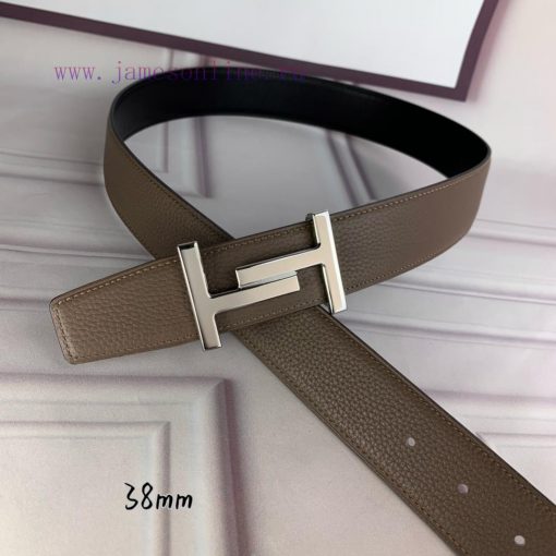 Herm è s Double Headed Sharp Double sided Original Imported Head Layer Leather Orange Lychee qcnq9x87 - Image 4