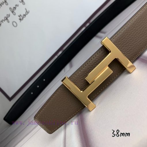 Herm è s Double Headed Sharp Double sided Original Imported Head Layer Leather Orange Lychee qcnq9x87 - Image 6