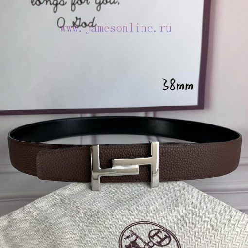 Herm è s Double Headed Sharp Double sided Original Imported Head Layer Leather Orange Lychee xmlgar8o - Image 3
