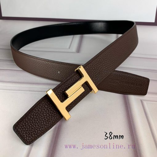 Herm è s Double Headed Sharp Double sided Original Imported Head Layer Leather Orange Lychee xmlgar8o - Image 5