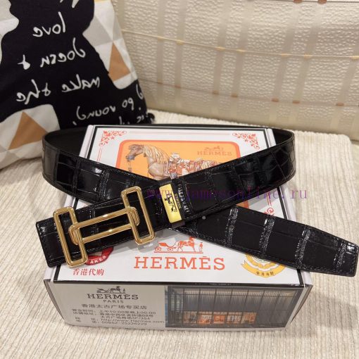 Hermes Hermès Material: Leather Belt with 100% Head Layer. The leather belt is guaranteed to vujhrtg1 - Image 2