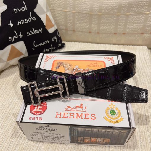 Hermes Hermès Material: Leather Belt with 100% Head Layer. The leather belt is guaranteed to 9b2e2xey - Image 2