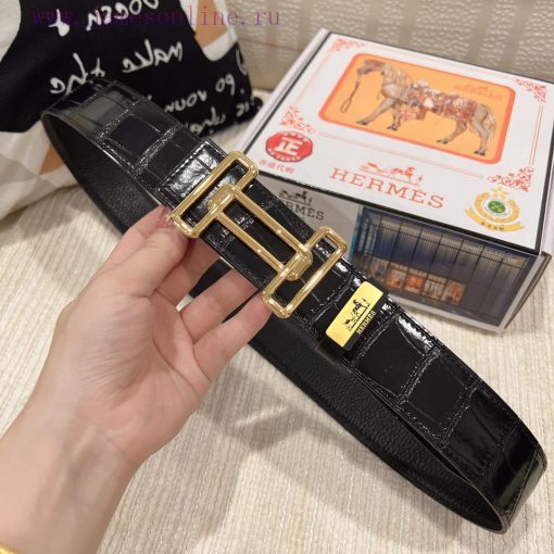 Hermes Hermès Material: Leather Belt with 100% Head Layer. The leather belt is guaranteed to vujhrtg1 - Image 4