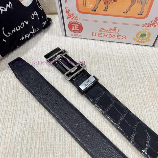 Hermes Hermès Material: Leather Belt with 100% Head Layer. The leather belt is guaranteed to 9b2e2xey - Image 8