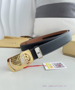 Burberry Burberry Belt ️ Automatic BeltAutomatic buckle, made of pure steel material, automa wolbb07s