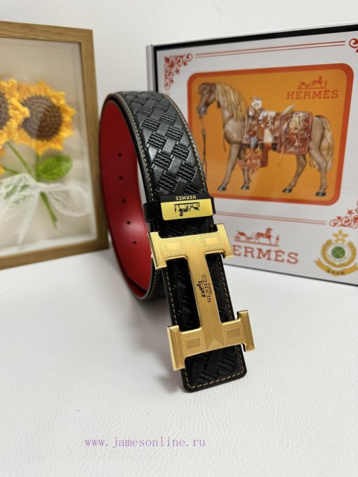Hermes Hermès  Material: Leather Belt with 100% Head Layer. The leather belt is guaranteed t zc0z7f7q - Image 2