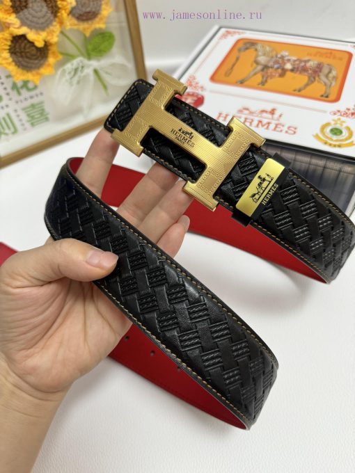 Hermes Hermès  Material: Leather Belt with 100% Head Layer. The leather belt is guaranteed t zc0z7f7q - Image 5