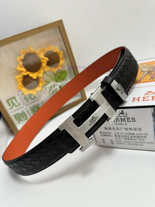 Hermes Hermès  Material: Leather Belt with 100% Head Layer. The leather belt is guaranteed t kfleqb07 - Image 8