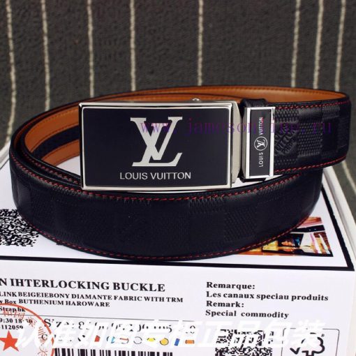 Lv... Louis Vuitton automatic buckleIdentify and receive a punch as a giftMaterial: 100% top uq83v061 - Image 3