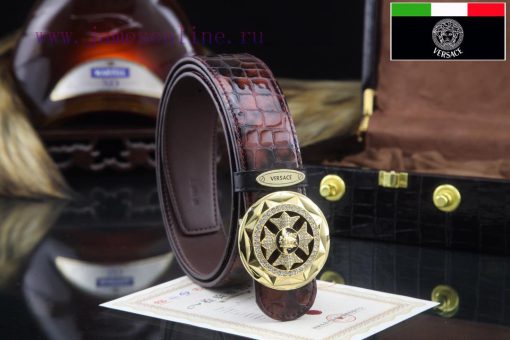 MADE IN ITALYComplete setVERSACE overseas purchasing agent100% dual color pure steel buckle lr6cdtwk