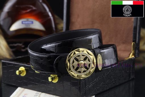 MADE IN ITALYComplete setVERSACE overseas purchasing agent100% dual color pure steel buckle lr6cdtwk - Image 3