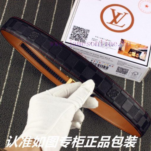 Lv... Louis Vuitton automatic buckleIdentify and receive a punch as a giftMaterial: 100% top uq83v061 - Image 9