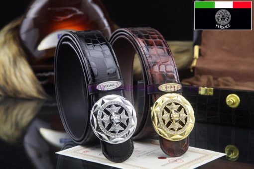 MADE IN ITALYComplete setVERSACE overseas purchasing agent100% dual color pure steel buckle lr6cdtwk - Image 10