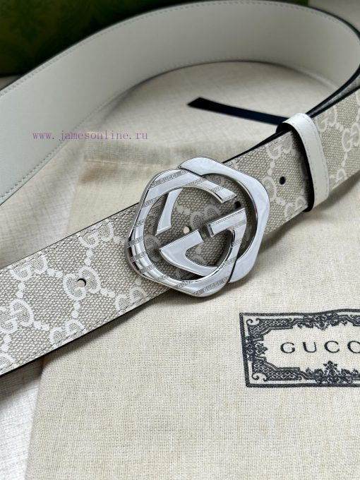 The GUCCI classic double G logo with a width of 3.8cm is still an important design element o k613fz92 - Image 3