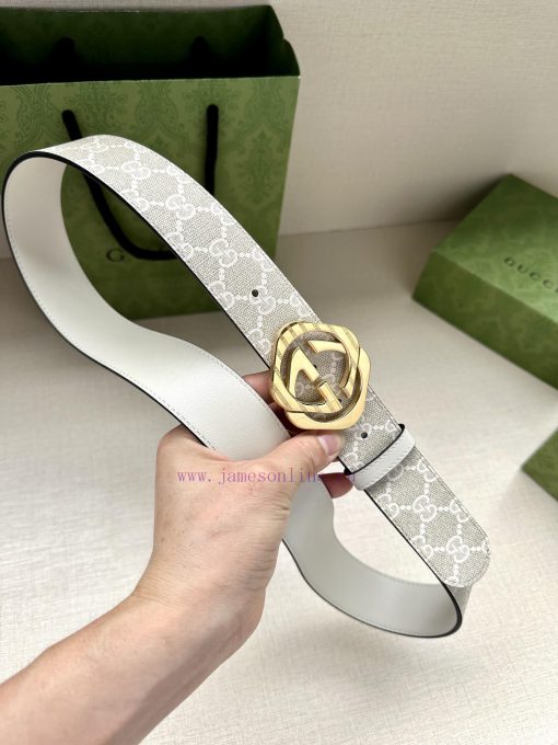The GUCCI classic double G logo with a width of 3.8cm is still an important design element o k613fz92 - Image 7
