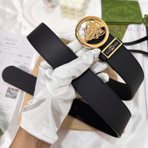 Belt Gucci Gucci️The waistband is made of 100% cowhide, ensuring genuine leather. The 24k pu cp5d1nh6 - Image 3