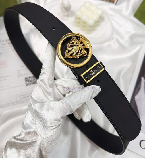 Belt Gucci Gucci️The waistband is made of 100% cowhide, ensuring genuine leather. The 24k pu cp5d1nh6 - Image 7
