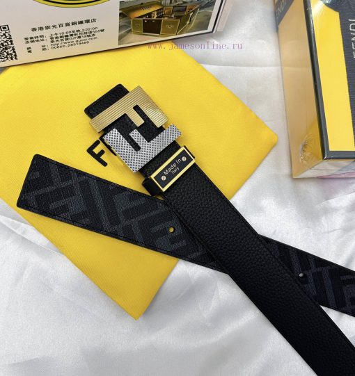 Belt FENDI Fendi ReproductionThe waistband is made of 100% top layer cowhide, ensuring a dou 4atit1dd - Image 8