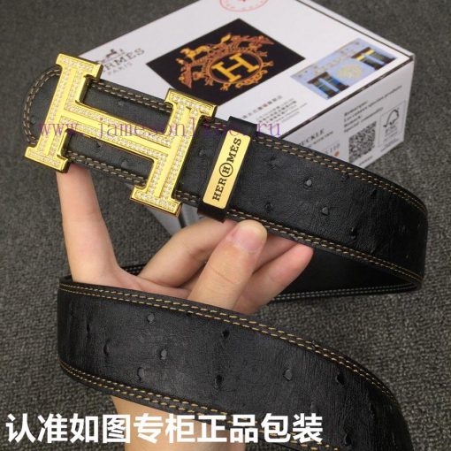 Hermes Hermes ostrich patternGrade: Italian imported 100% top layer cowhide, Hermes. Herm è 72z5mn9r - Image 4