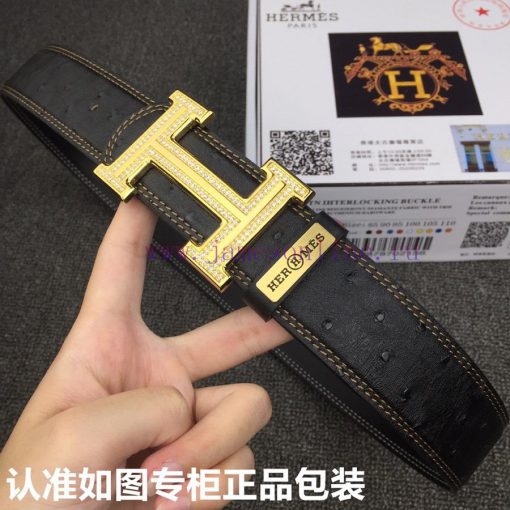 Hermes Hermes ostrich patternGrade: Italian imported 100% top layer cowhide, Hermes. Herm è 72z5mn9r - Image 6