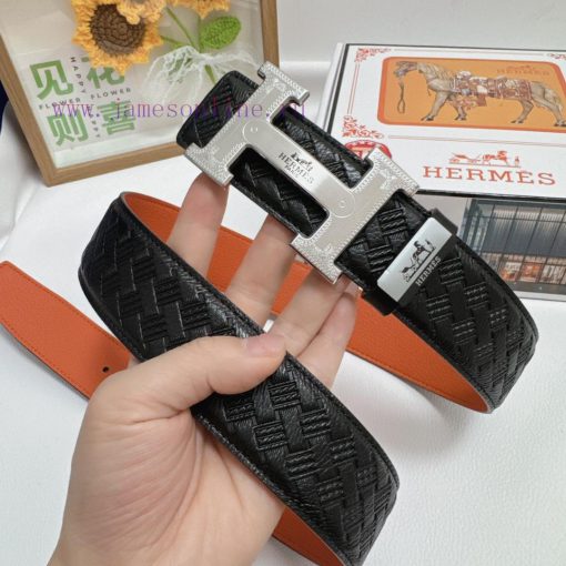 Hermes Hermès  Material: Leather Belt with 100% Head Layer. The leather belt is guaranteed t 9a34da25 - Image 5