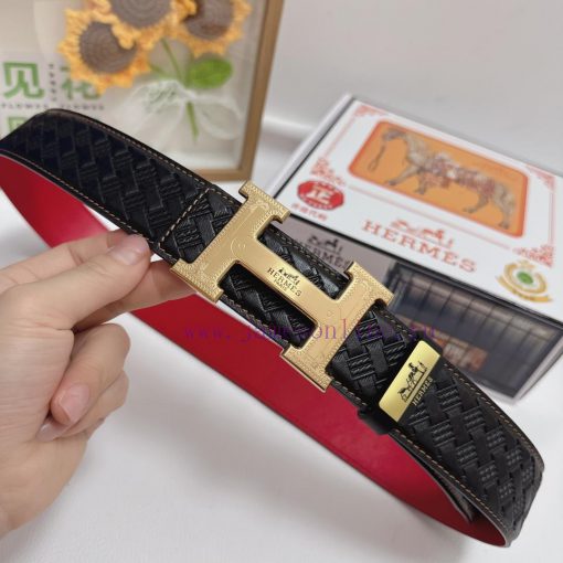 Hermes Hermès  Material: Leather Belt with 100% Head Layer. The leather belt is guaranteed t he84n2yw - Image 6