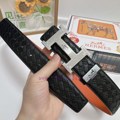 Hermes Hermès  Material: Leather Belt with 100% Head Layer. The leather belt is guaranteed t he84n2yw - Image 7