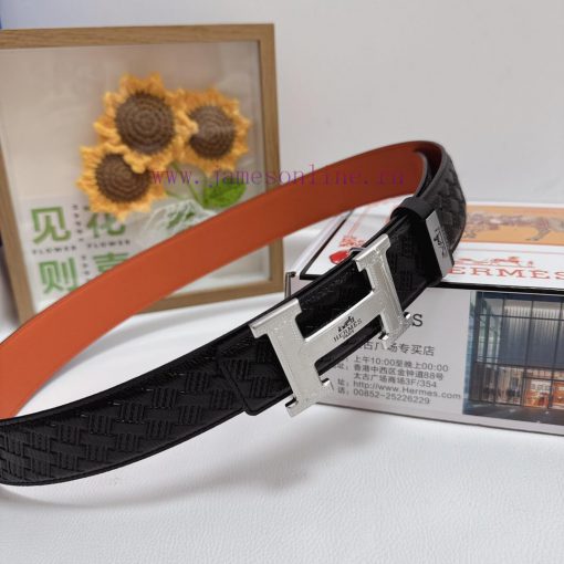 Hermes Hermès  Material: Leather Belt with 100% Head Layer. The leather belt is guaranteed t 9a34da25 - Image 8