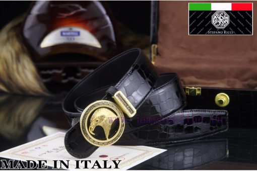 MADE IN ITALYComplete setSTEFANO RICCI100% dual color pure steel buckle materialThe front of 5qsxyd68 - Image 4