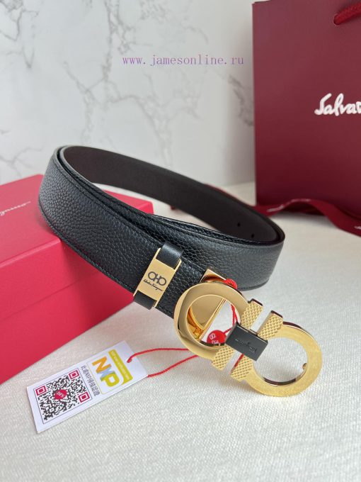 Ferragamo Ferrgamo ️ Belt and beltHanging buckle, classic hanging buckle made of pure copper 5vlmru6q