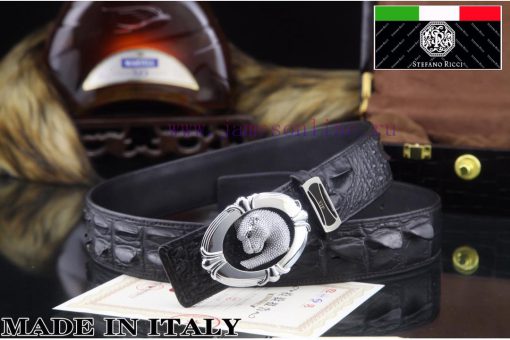 MADE IN ITALTComplete setSTEFANO RICCI100% dual color pure steel buckle materialThe front of f2qkd01v - Image 5