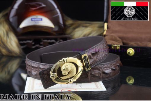 MADE IN ITALTComplete setSTEFANO RICCI100% dual color pure steel buckle materialThe front of f2qkd01v - Image 6