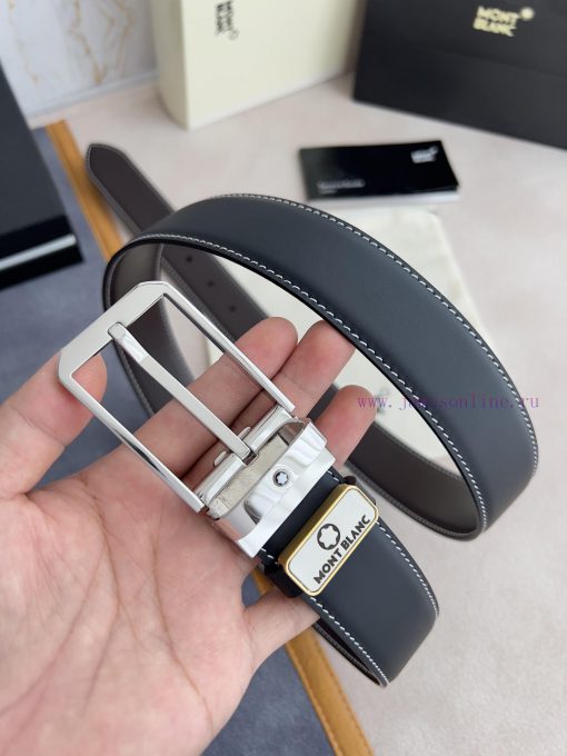 Montblanc Montblanc ️ Belt and beltNeedle buckle, new original classic boutique needle buckl roltc553