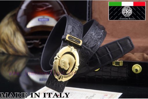 MADE IN ITALTComplete setSTEFANO RICCI100% dual color pure steel buckle materialThe front of f2qkd01v - Image 10