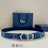 Width 3.5cm. This double-sided belt is made of 35mm blue denim fabric and smooth cowhide wit fxxqsmrn