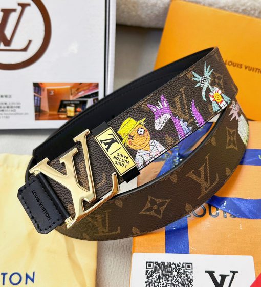 Belt LV Louis ReproductionBelt made of 100% head layer cowhide, ensuring genuine leather sti rzsiidjd - Image 5
