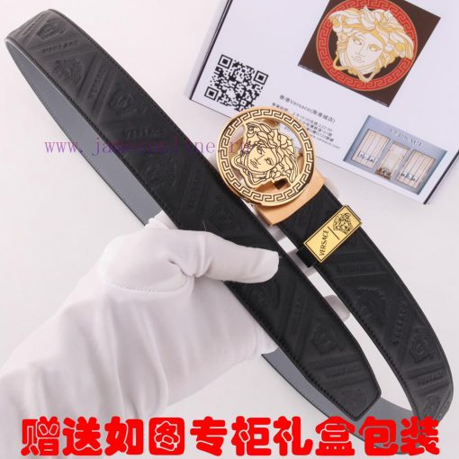 Belt Versace Ver... ️ Automatic deductionBelt made of 100% head layer cowhide, automatically tmgok8ul - Image 7