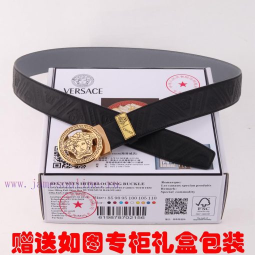 Belt Versace Ver... ️ Automatic deductionBelt made of 100% head layer cowhide, automatically tmgok8ul - Image 10