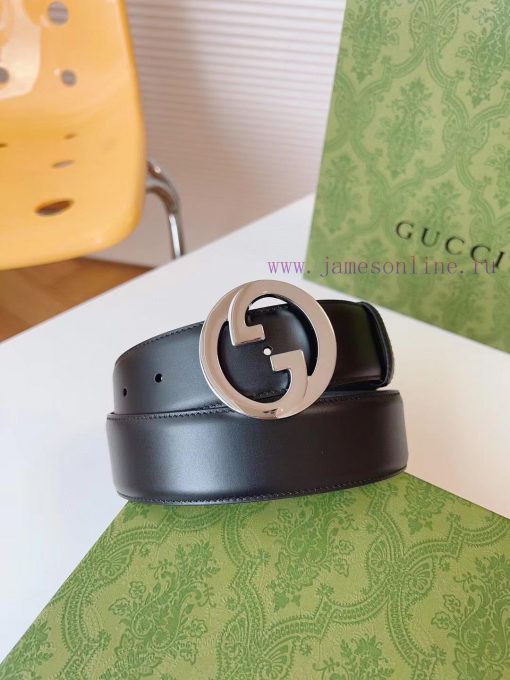 GUCCI's new round interlocking double G buckle continues to showcase classic details in acce 1o9wi8kh - Image 6