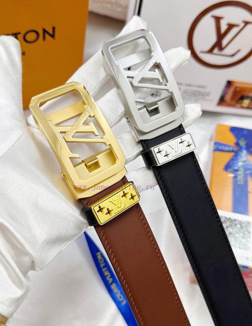 Belt LV Louis Vuitton automatic buckle-Belt replica The automatic belt series is made of 100 llwdmez1