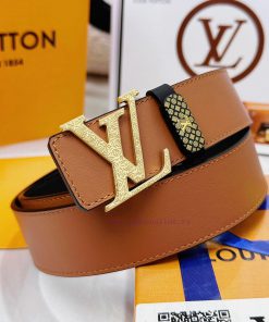 Belt LV Louis Vuitton's top tier replicaThe waistband is made of 100% cowhide, ensuring genu c255hseg