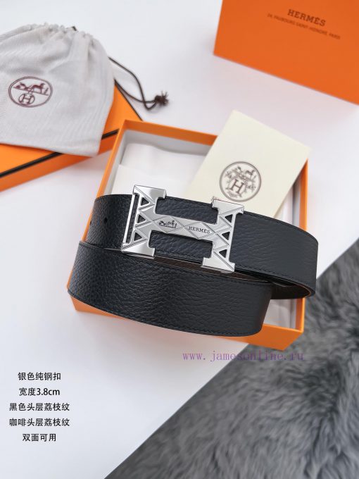 Hermes inch 5 2Material: Customer supplied natural drop grain lychee patterned tire leather, 27ybca9i - Image 2