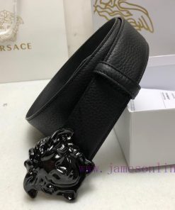 Comes with a full box Versace 3.8cm, VERSACE, Double sided imported cowhide with lychee patt 5nnc5t5e
